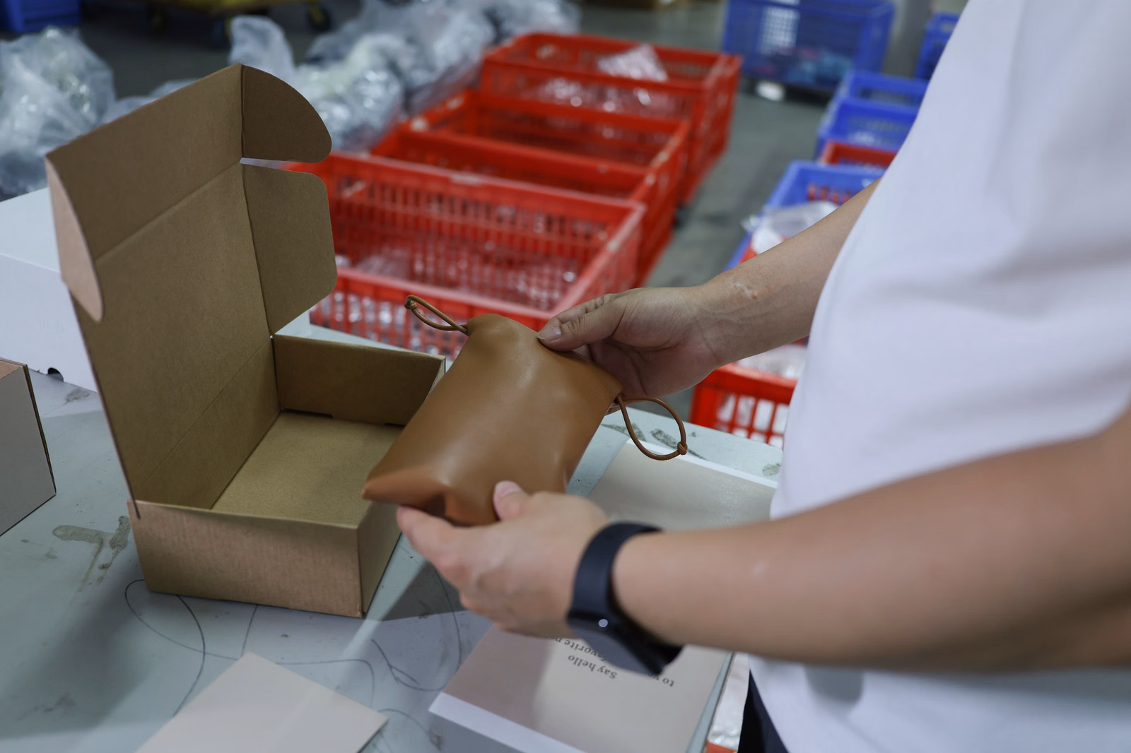Pick pack with branded packaging