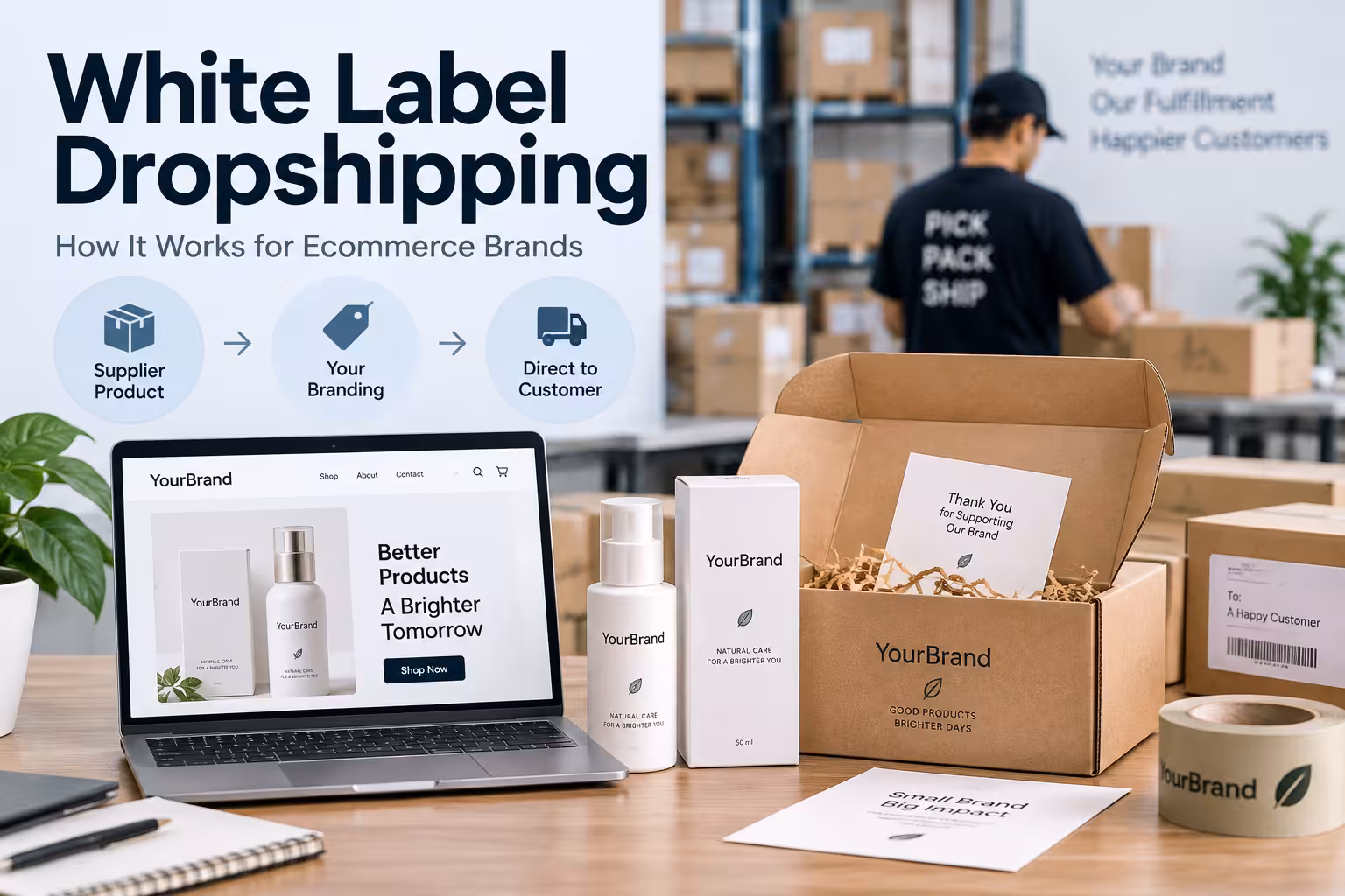 White Label Dropshipping: How It Works for Ecommerce Brands