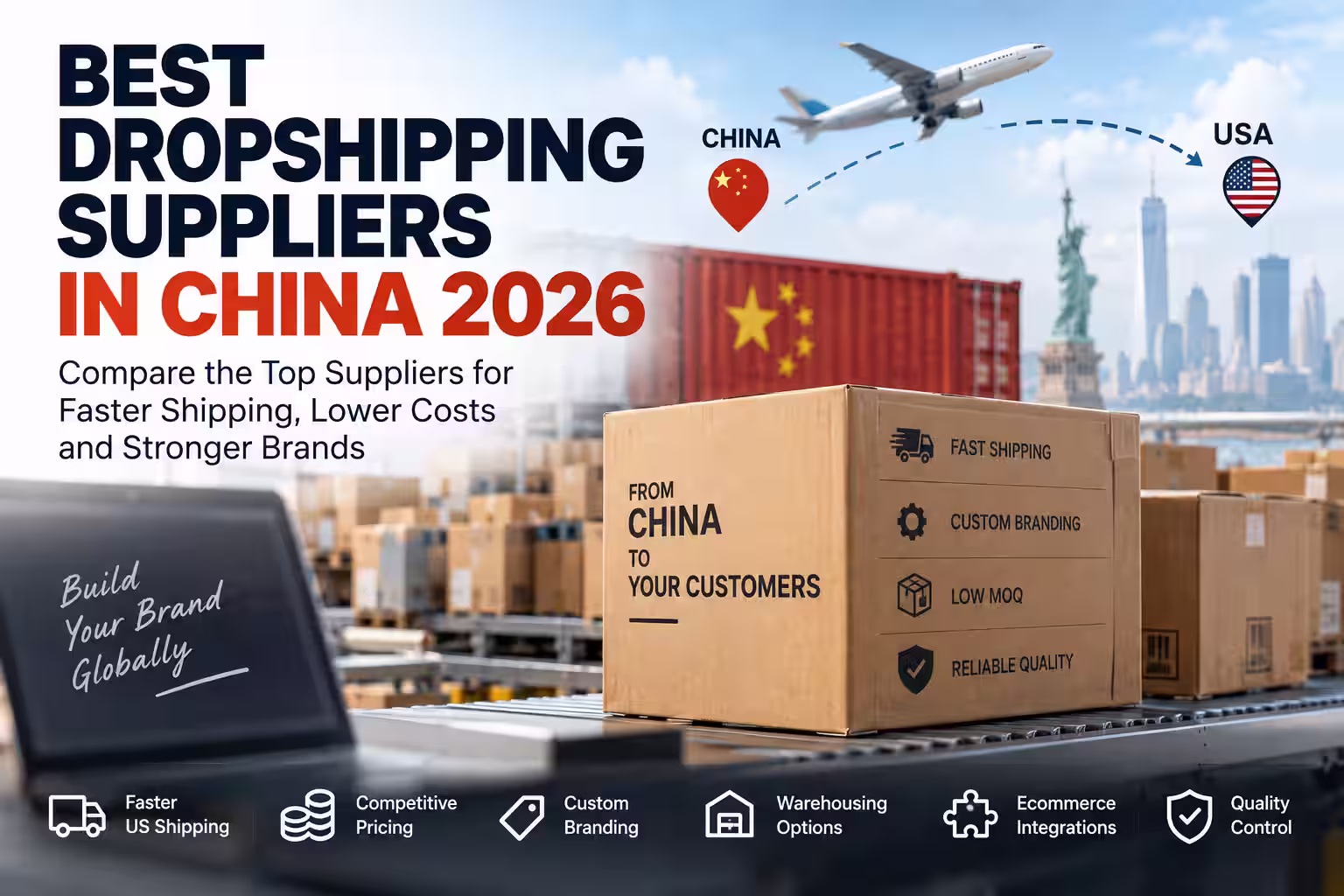 Best Dropshipping Suppliers in China 2026: 7 Top Picks